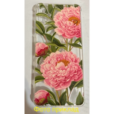 Накладка WAVE Flowers WXD (Nprint) для Samsung A05 (A055) Chrysanthemum Clear