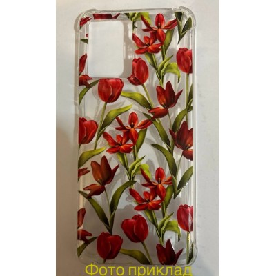 Накладка WAVE Flowers WXD (Nprint) для Xiaomi Poco X5 5GNote 12 5G Tulips Clear