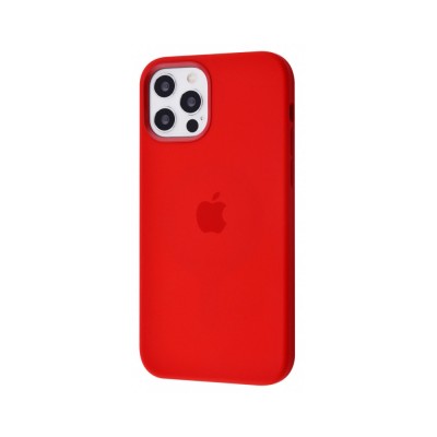 Накладка Original Silicone Case with MagSafe for iPhone 1212 Pro Red