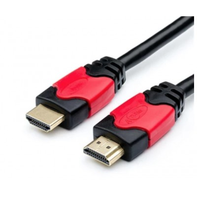 Кабель Atcom HDMI - HDMI V 2.0 (MM), 4K, 1 м, BlackRed (24941) пакет