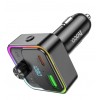 FM Модулятор HOCO E81 Fantasy PD30W+QC3.0 car BT FM transmitter Black