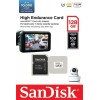 Карта пам'яті SanDisk 128 GB microSDXC High Endurance UHS-I U3 V30 + SD adapter SDSQQNR-128G-GN6IA