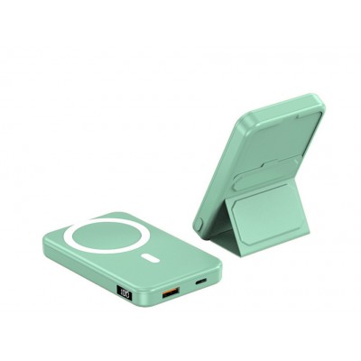 Додатковий акумулятор JJT A-27 10000mAh Magnetic 22.5W Green