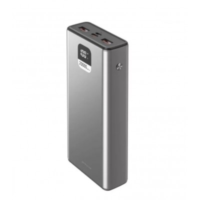 Додатковий акумулятор Proove Metalskin 65W 30000mAh Gray