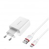 Мережевий зарядний пристрій BA21A Long QC3.0 1USB3A18W White