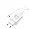 Мережевий зарядний пристрій BA21A Long QC3.0 1USB3A18W White