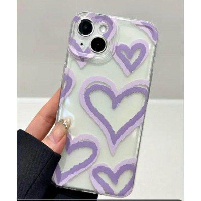 Накладка для iPhone 11 Pink lovely Hearts