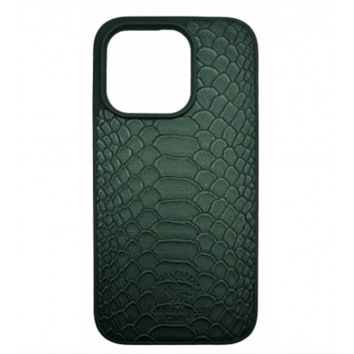 Накладка Polo для Apple iPhone 15 Pro Max Snake Green