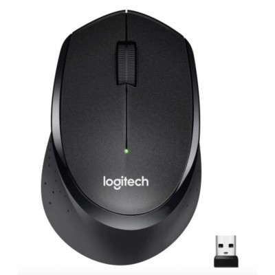 Мишка безпровiдна Logitech M330 Silent Plus Black(1:1)