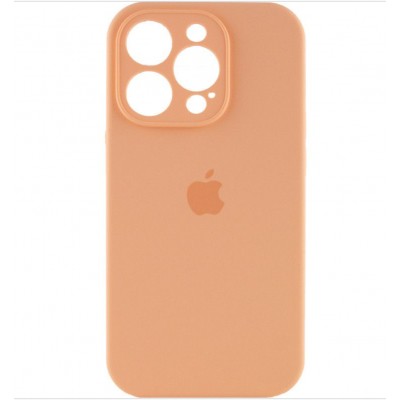 Накладка Silicone Case Full Canera Protective для iPhone 14 Cantaloupe