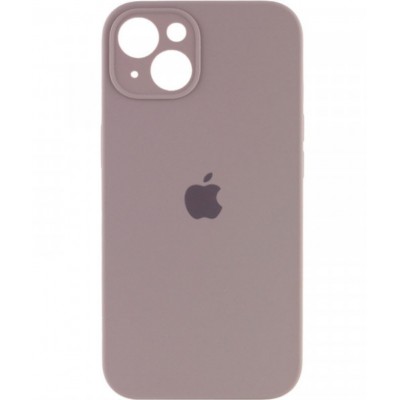 Накладка Silicone Case Full Canera Protective для iPhone 14 Lavander Grey