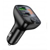 FM Модулятор Borofone BC41 Eminency QC3.0 Car BT FM transmitter Black