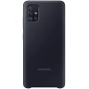 Накладка Silicone Cover для Samsung A515 Silky&Soft Touch Black