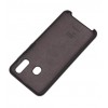 Накладка Silicone Cover для Samsung A305/A205 Silky&Soft Touch Black
