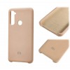 Накладка Silicone Cover для Xiaomi Redmi Note 8 Silky&Soft Touch Pink Sand