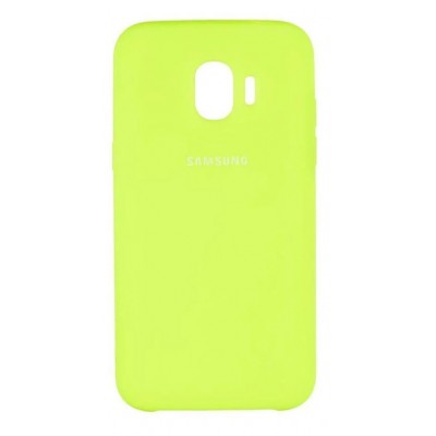 Чохол Silicon Cover Samsung J250 (J2 2018) Silky&Soft Touch Lime