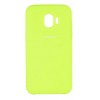 Чохол Silicon Cover Samsung J250 (J2 2018) Silky&Soft Touch Lime