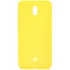 Накладка Silicone Cover для Xiaomi Redmi 8A Silky&Soft Touch Yellow