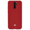 Накладка Silicone Cover для Xiaomi Redmi Note 8 Pro Silky&Soft Touch Red