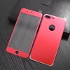 Захисне скло iPhone 7 Plus 2in1 Alluminium Red