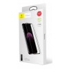 Захисне скло Glass Silk Screen Baseus iPhone X (0,3mm) Black (Back)