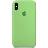 Чехол Silicon Case iPhone X Green
