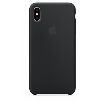 Накладка Silicone Case для iPhone XS Max Black