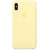 Накладка Silicone Case для iPhone XS Max Yellow
