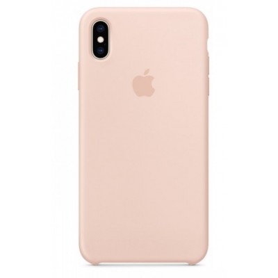 Накладка Silicone Case для iPhone XS Max Pink Grey