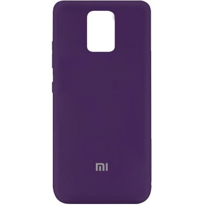 Накладка Silicone Cover Full для Xiaomi Redmi Note 9sNote 9 Pro Purple