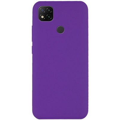 Накладка Silicone Cover Full для Xiaomi Redmi 9C Purple