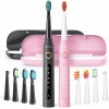 Зубна електрощітка Fairywill Dual Sonic Electric Toothbrush FW-507 Black and Pink (2шт)