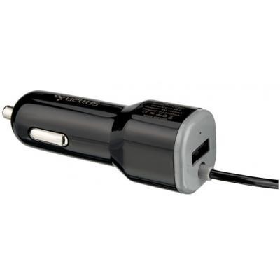 Автомобільний зарядний пристрій Gelius Ultra Edition USB + MicroUSB 2,1A Black