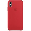 Накладка Silicone Case для iPhone X Red