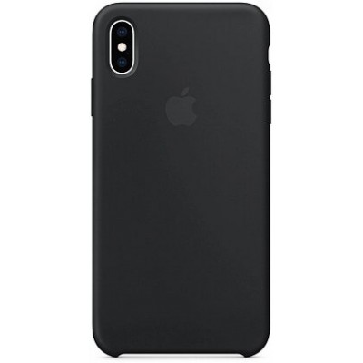 Накладка Silicone Case для iPhone X/XS Black