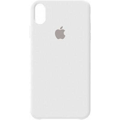 Накладка Silicone Case для iPhone X/XS White
