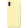 Накладка Silicone Case для iPhone X/XS Yellow
