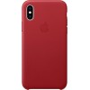 Накладка Leather Case Full для iPhone XS Max Red