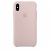 Накладка Silicone Case для iPhone X Pink Grey