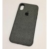 Накладка тканинна для iPhone XS Max Grey