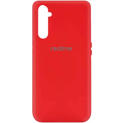 Накладка Silicone Case Full для Realme 6i Red