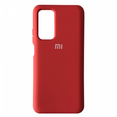 Накладка Silicone Cover Full для Xiaomi Poco M3 Red