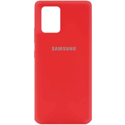 Накладка Silicone Cover Full для Samsung Galaxy A725 (A72) Red