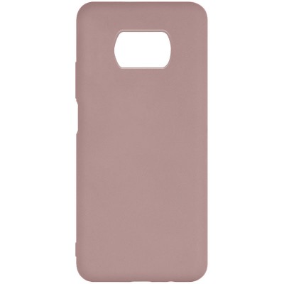 Накладка Silicone Cover Full для Xiaomi Poco X3 NFC Pink Sand