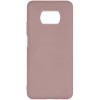 Накладка Silicone Cover Full для Xiaomi Poco X3 NFC Pink Sand