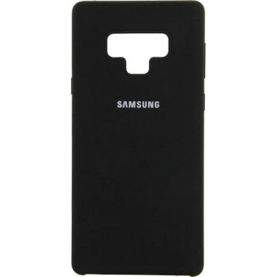 Накладка Silicone Cover для Samsung N960 (Note 9) Silky&Soft Touch Black