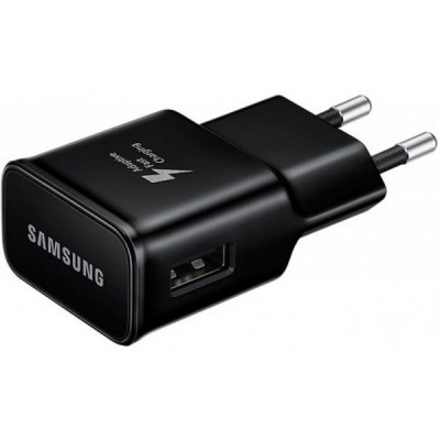 Адаптер мережевий Samsung Fast Charge 1xUSB (EP-TA20EWE) Black Original