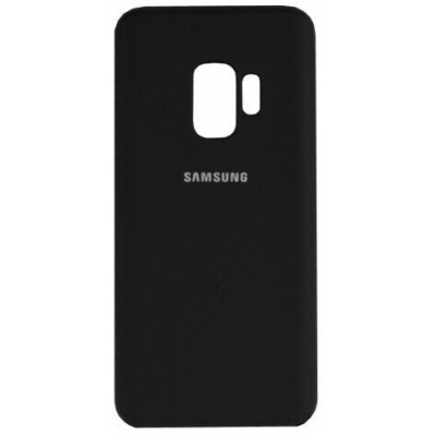Накладка Silicon Cover  Samsung G960 (S9) Silky&Soft Touch Black