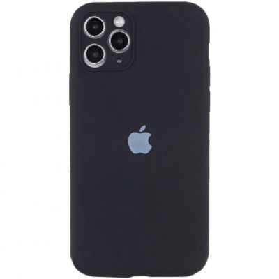 Накладка Silicone Case Full Camera Protective для iPhone 12 Pro Max Black