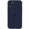 Накладка Silicone Case Full Camera Protective для iPhone 12 Pro Max Deep Navy